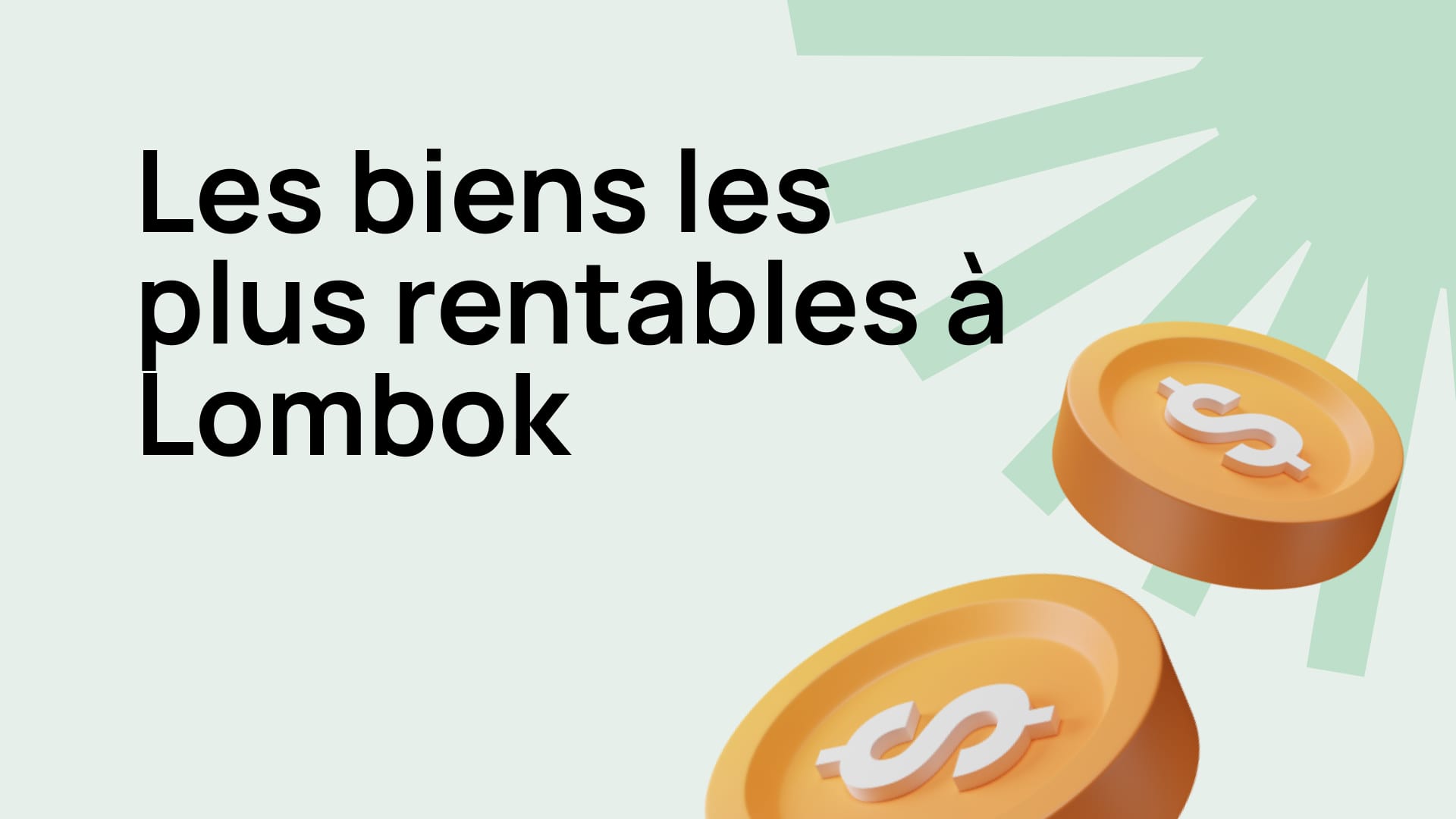 Les biens les plus rentables à Lombok